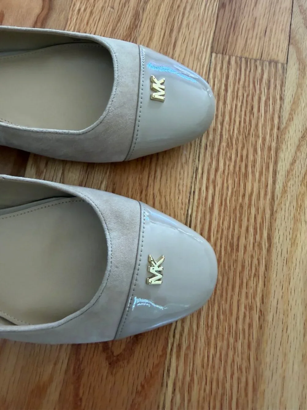 Michael Kors ballet flats NEW size 8.5 flats Bisque